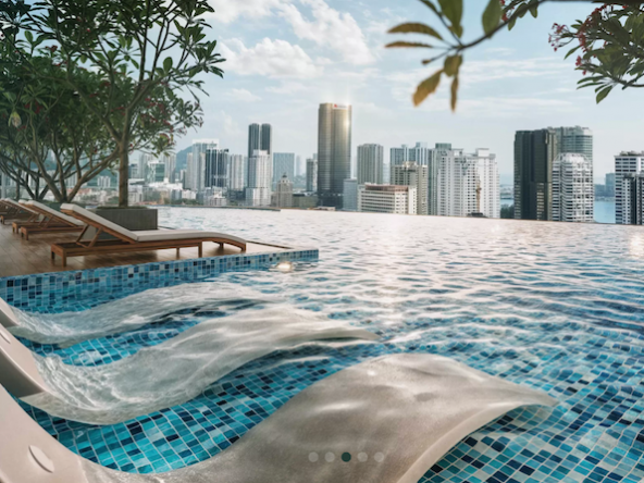 Lumina Residence Relaxing Pool View